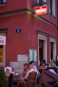 Pierogi al fresco in Kazimierz