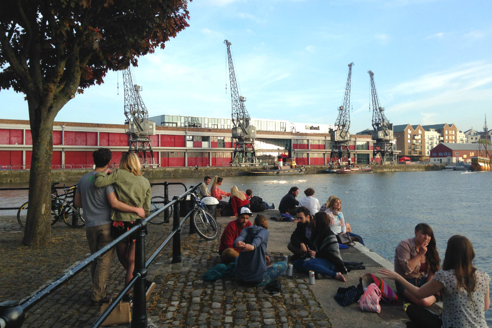 Hanging out on harbourside