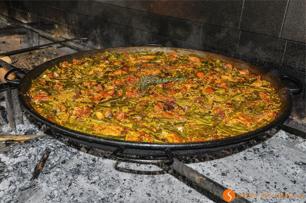 cooking paella